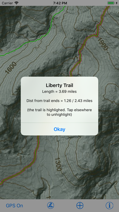 Chocorua Map Screenshot