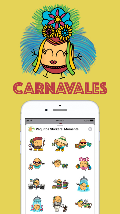 Screenshot #2 pour Paquitos Stickers: Moments