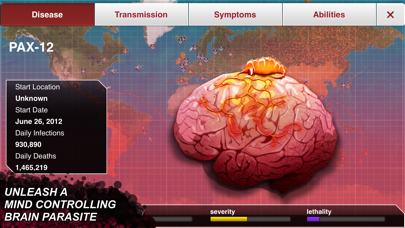 screenshot of Plague Inc. 7