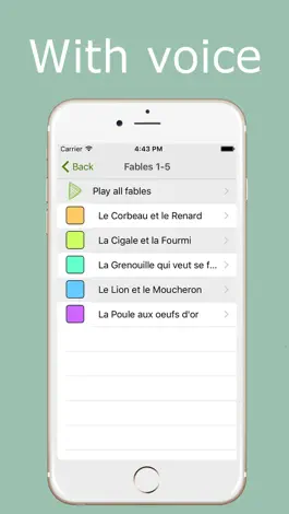 Game screenshot French Lafontaine's fables apk