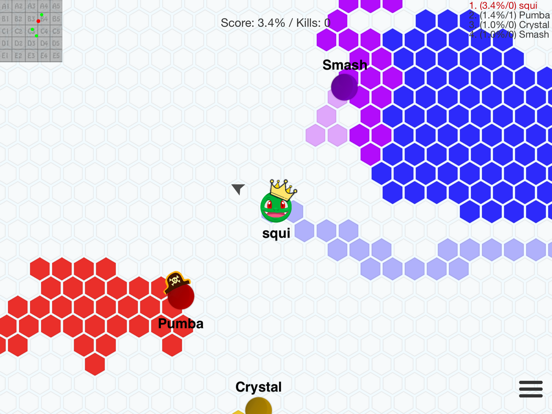 Screenshot #4 pour Hexa io - Survivor strategy