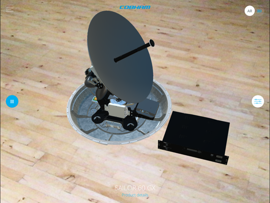 Screenshot #5 pour Cobham SATCOM 3D Catalogue