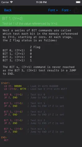 Game screenshot Z80 Reference hack