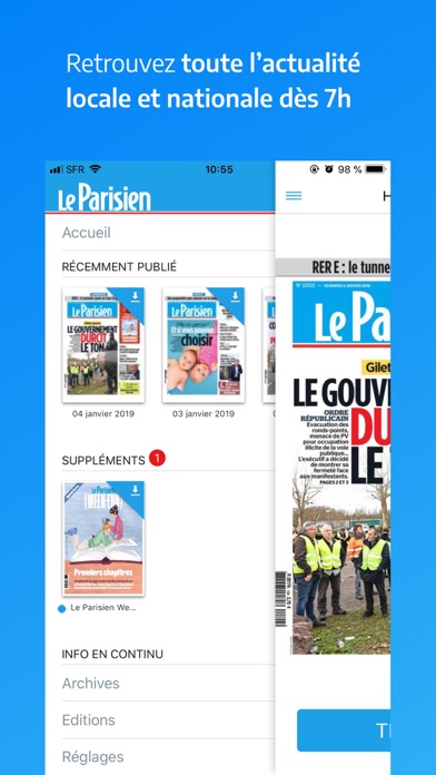 Journal Le Parisien screenshot1