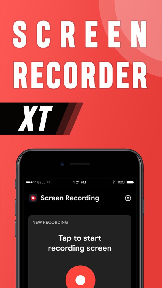 Screen Recorder XT App for iPhone Free Download Screen Recorder XT