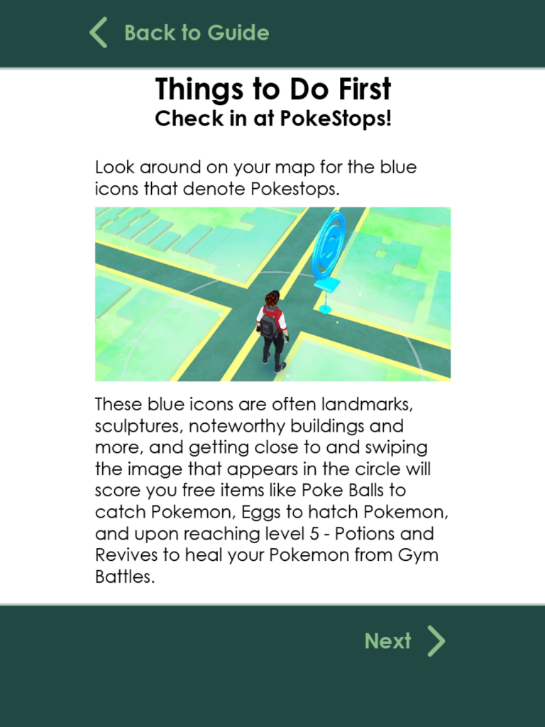Guide for Pokemon Go!