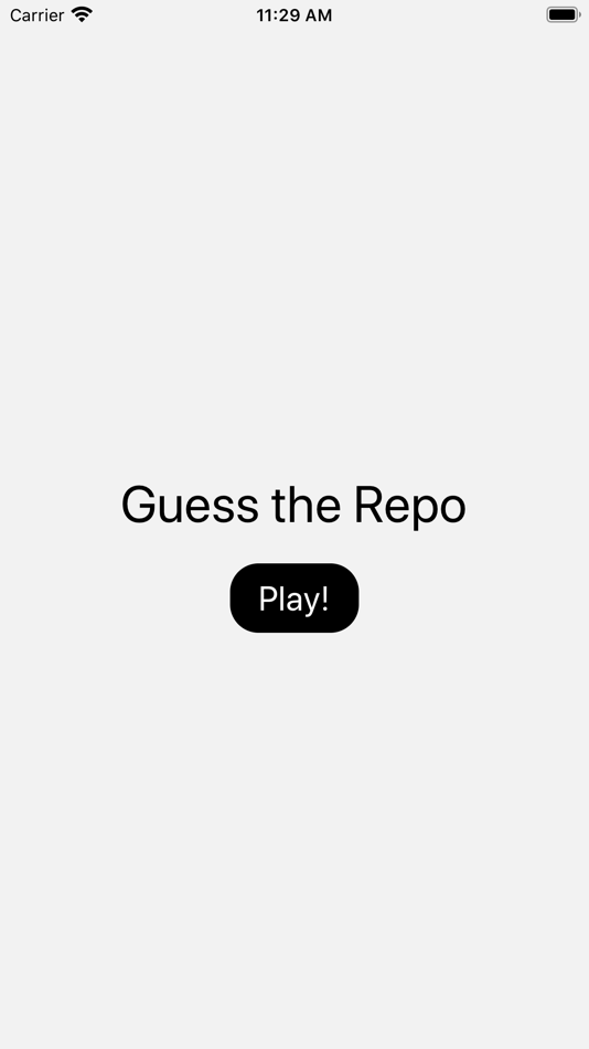 #1. Guess the Repo (iOS) 由: itiden AB