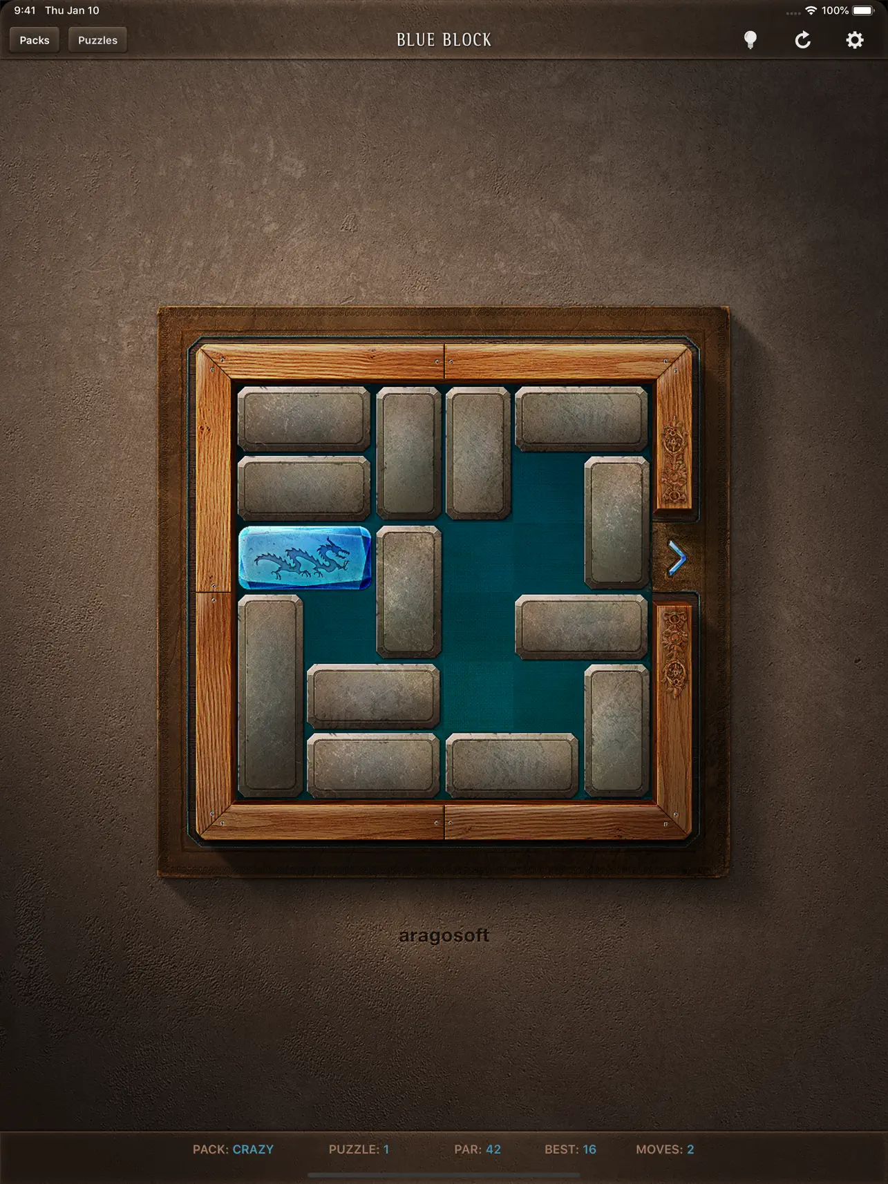 Screenshot #4 pour Blue Block for iPad