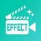 CUE (Camera Union Effect) is an application that you can shoot using effects and  Imitative word