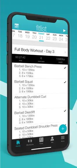 Game screenshot Fitlist - Gym Workout Log mod apk