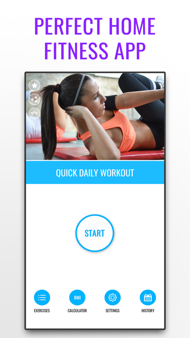 Screenshot #1 pour Quick Daily Workout Planner