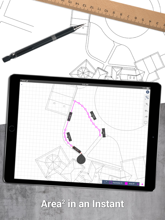 Screenshot #4 pour SketchAndCalc Area Calculator