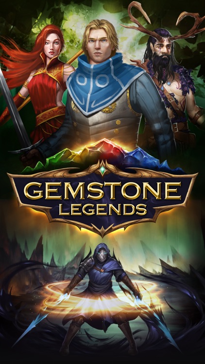 Gemstone Legends - Match 3 RPG screenshot-0