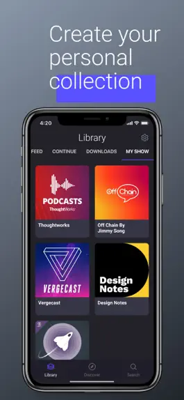 Game screenshot earliAudio - The Podcast App apk