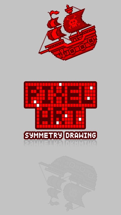 Pixel Art Symmetry Drawing Screenshot