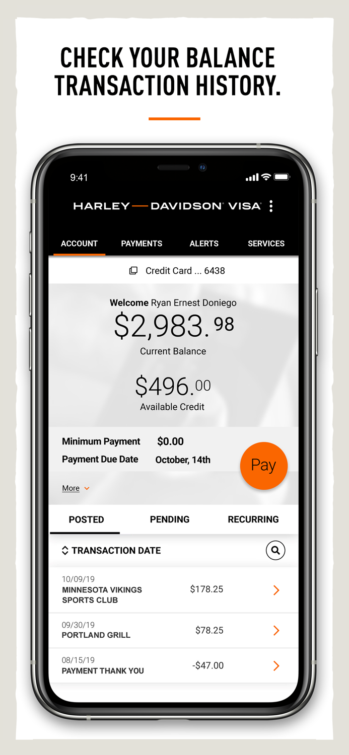 Harley-Davidson® Visa Card