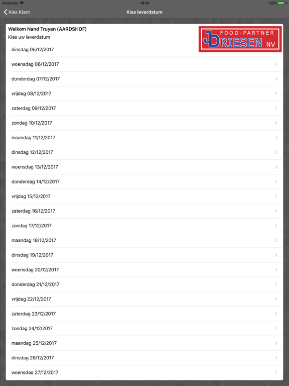 Screenshot #5 pour Driesen Food-Partner