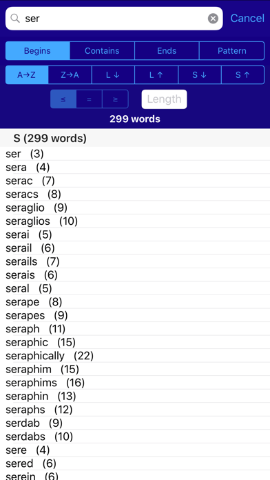 Lexica for Scrabble (Student) screenshot 2