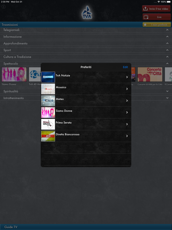 TVApp iPad screenshot 5