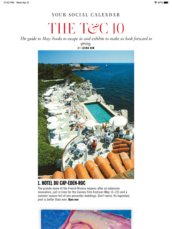 Town & Country Magazine US iPad screenshot 5 - Lifestyle app