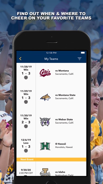 UNC Bears Athletics Screenshot 2 - AppWisp.com UNC Bears Athletics Screenshot 2 - AppWisp.com