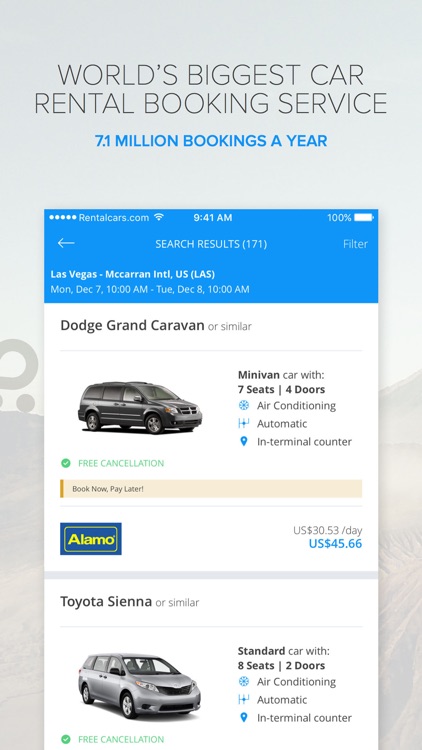 Rentalcars.com Car rental App screenshot-3