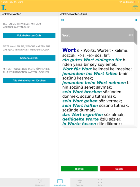 Screenshot #6 pour Großes Türkisch Wörterbuch