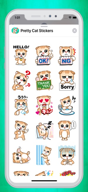 Pretty Kitty Cat Stickers(圖4)-速報App