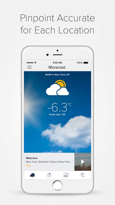 MORECAST Weather App Screenshot