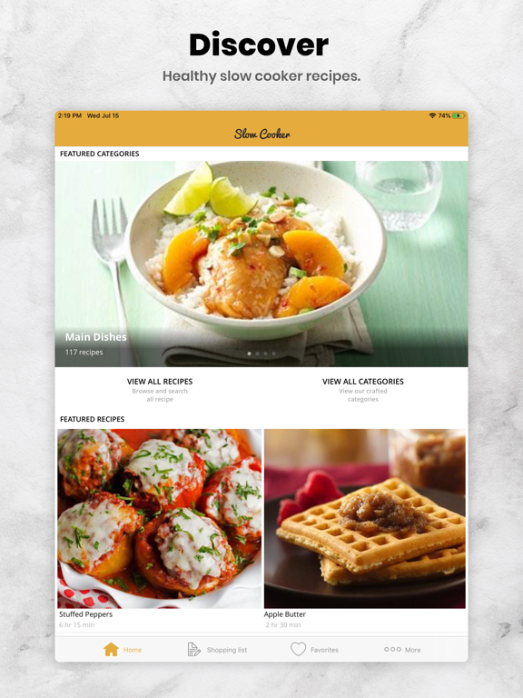 Screenshot #4 pour recettes à la mijoteuse