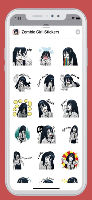 Zombie Girl Emojis(圖3)-速報App