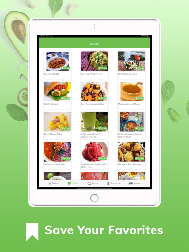 ‎Vegan Recipes - Plant Based Screenshot