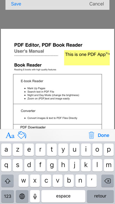 PDF エディタ、PDF ブックリーダー screenshot1