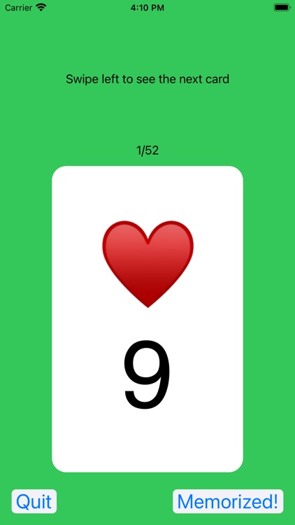 MemDeck - speed card practice