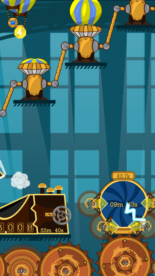 #4. Steampunk Idle Spinner Factory (iOS) 由: Alexey Izvalov
