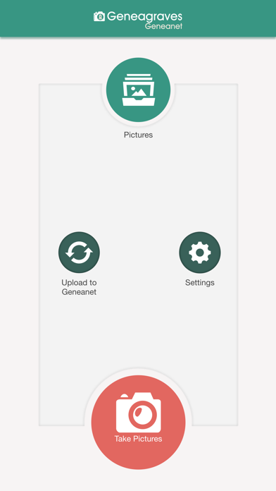 Screenshot 1 of Geneagraves App