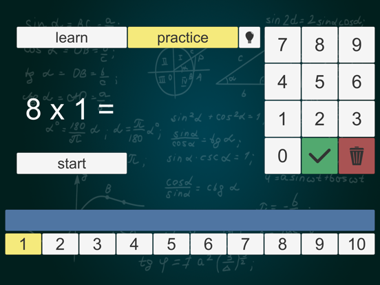 Screenshot #5 pour 1x1 Math Trainer