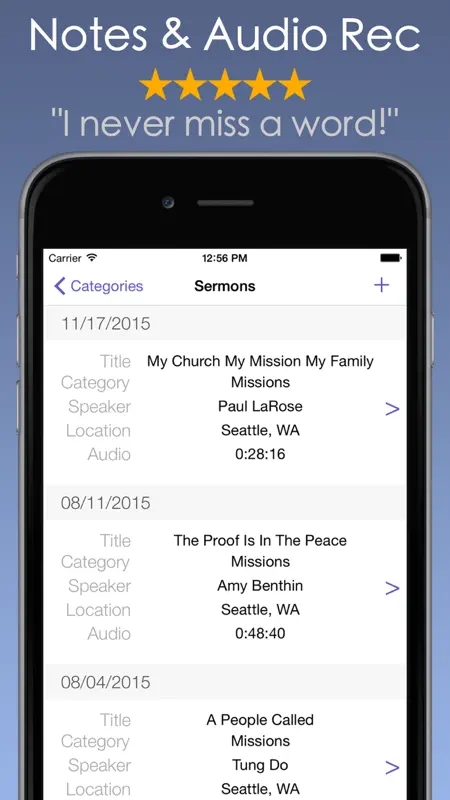 Sermon Notes PRO - Learn Apply screenshot 3 of 6