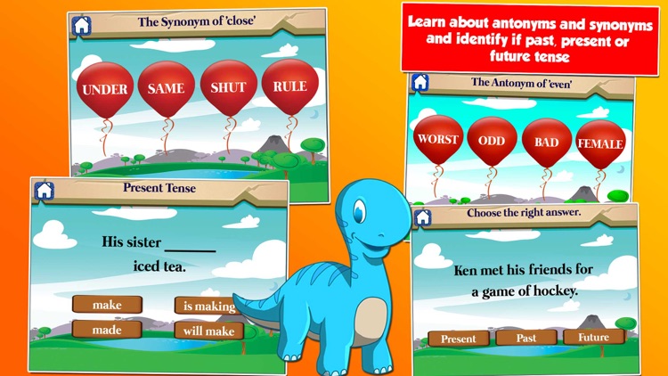 Dino Second Grade School Games screenshot-4