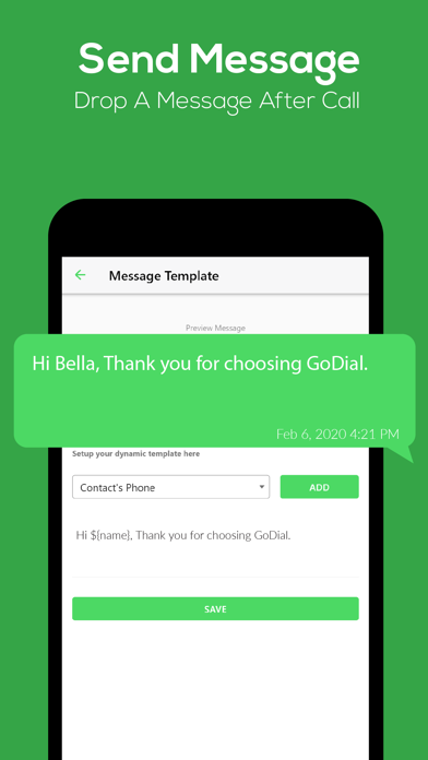 GoDial Enterprise - Team App Screenshot