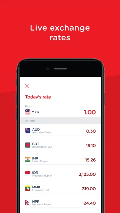 eRemit Malaysia Screenshot