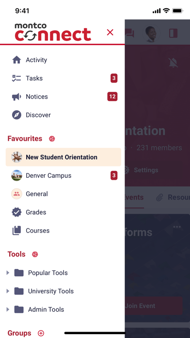 Montco Connect Screenshot
