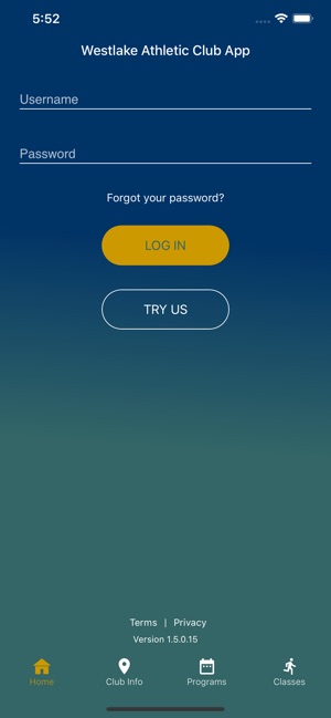 Westlake Athletic Club App