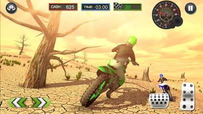 砂漠の競争の挑戦：速いスピードのバイクのおすすめ画像2