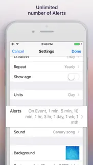 How to cancel & delete reminder & countdown pro 1