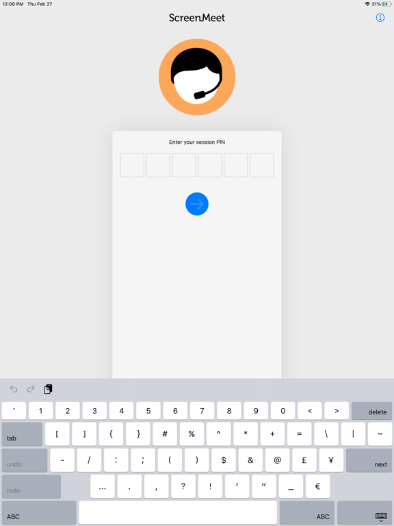 ScreenMeet Support iPad screenshot 4 - Productivity app