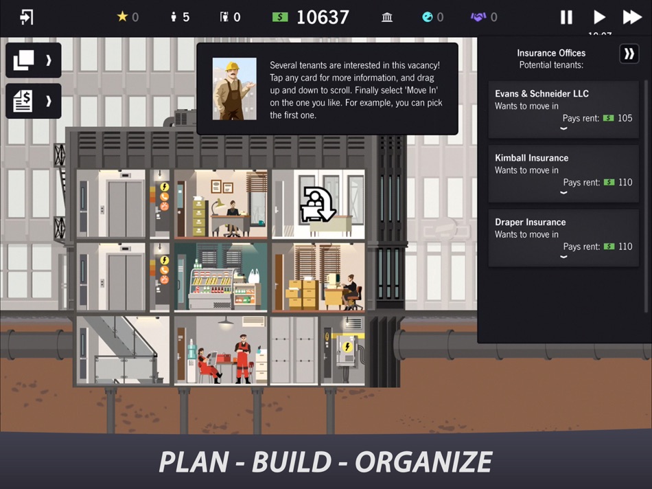 #2. Project Highrise (iOS) Podle: Kalypso Media Group GmbH