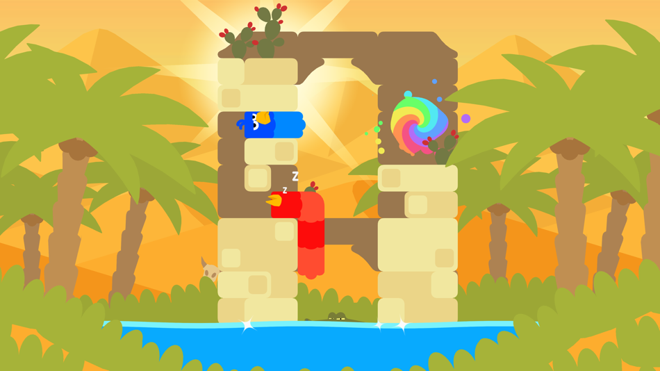 #2. Snakebird Primer (iOS) โดย: Noumenon Games
