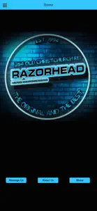 Razorhead Barbers screenshot #1 for iPhone