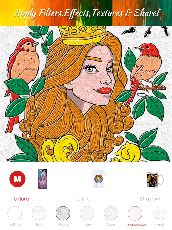 Screenshot #5 pour Coloring Owl:Paint Color Cases
